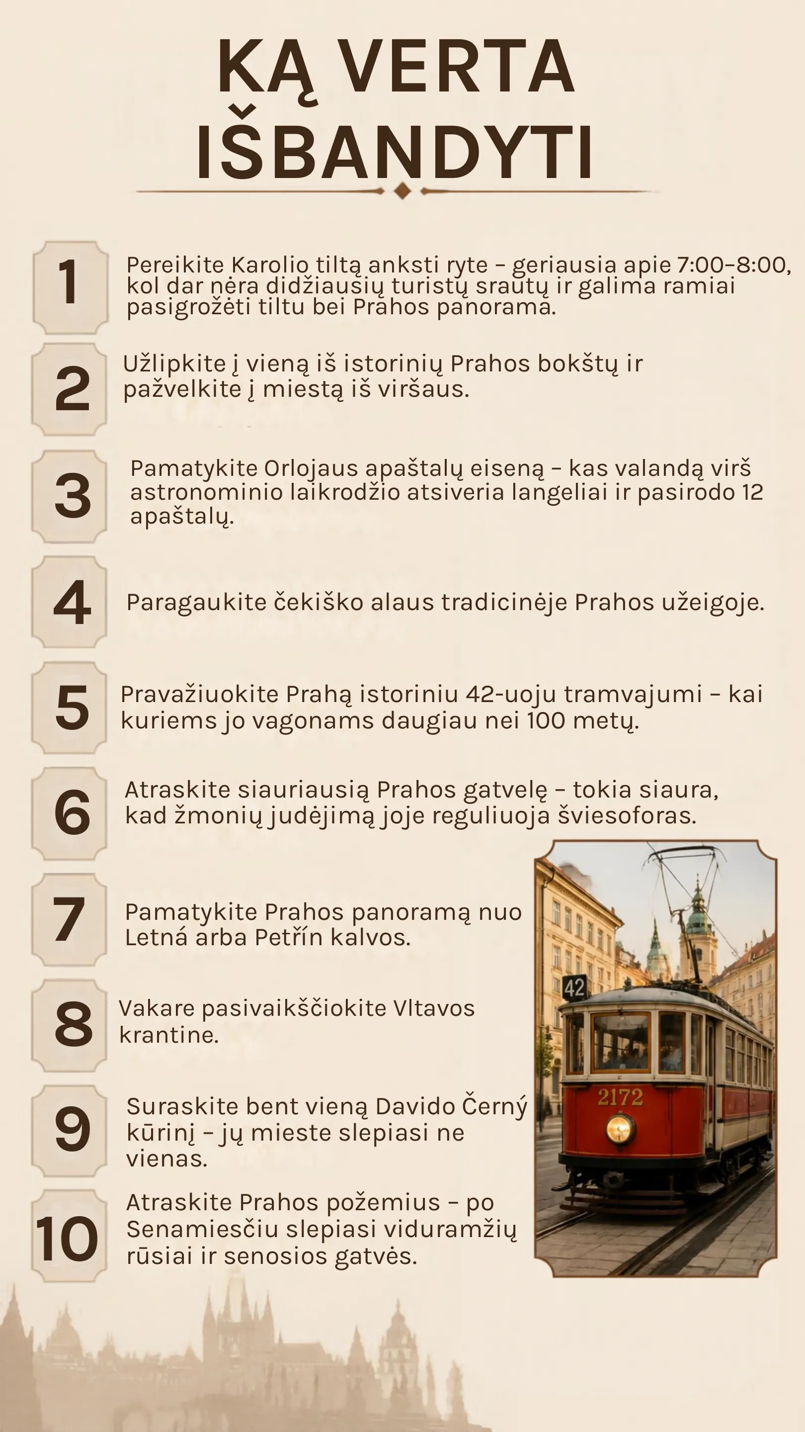 Prahos miesto gidas, 7 puslapis. Ką verta išbandyti.